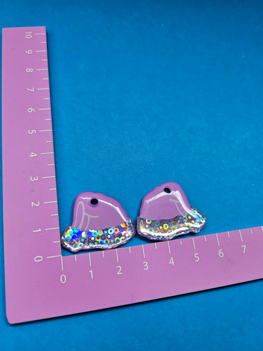 Lavander christmas hat snack