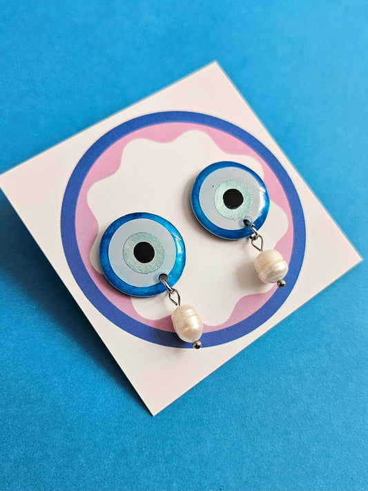 Evil eye studs