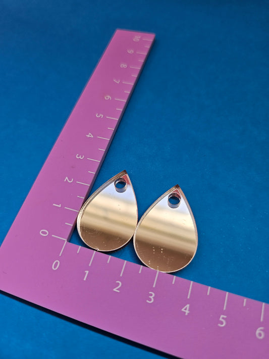 Rose gold mirror midi snacks