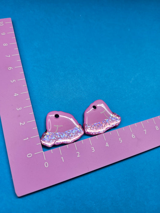 Pink chistmss santa hat snack