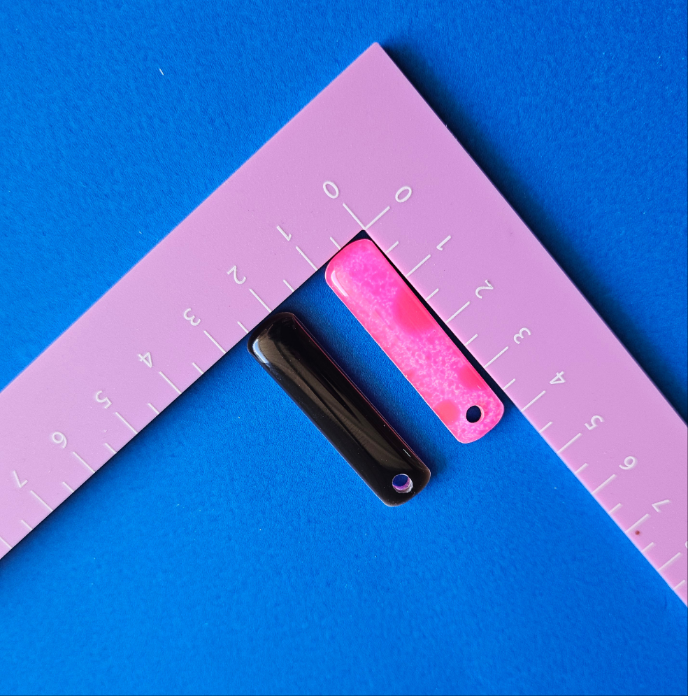 Neon pink shtick snacks