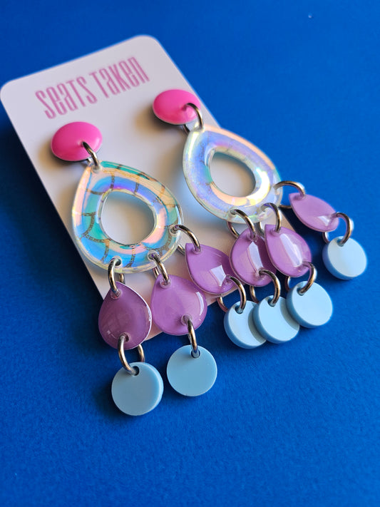 Mermaid shimmy dangles