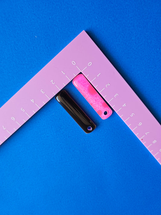 Neon pink shtick snacks