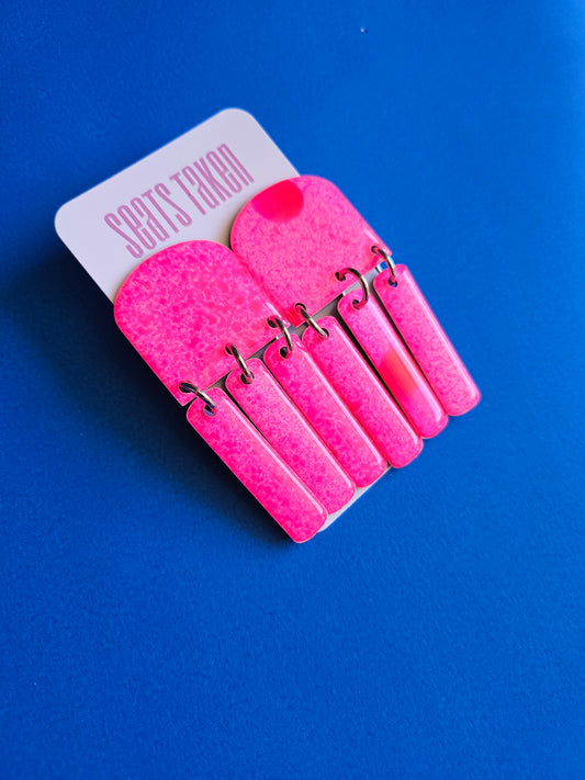 Neon spray jolene jelly dangles