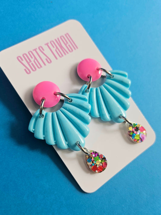 Aqua fan dangles