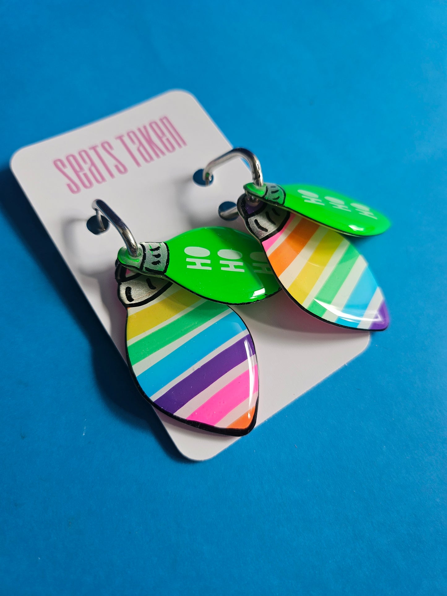 Ho,ho,ho hoop dangles set