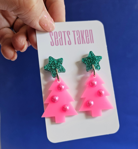 Pinkmas Christmas trees style 1